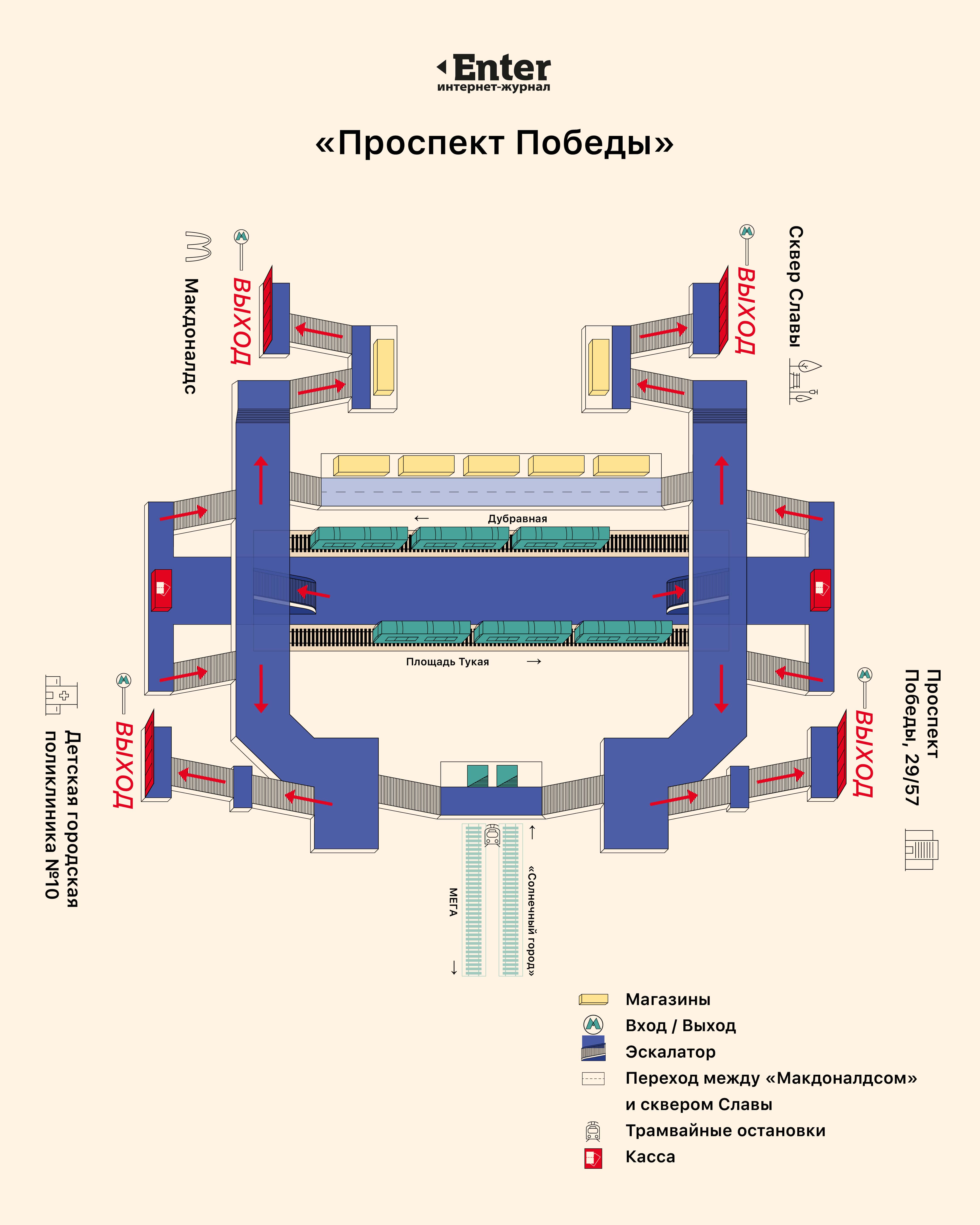 проспект победы казань метро