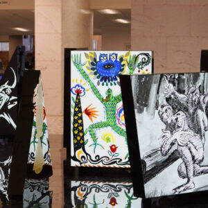 __0021_Выставка-инсталляция «Кытыклы-мытыклы или краткая история иллюстрирования Шурале»